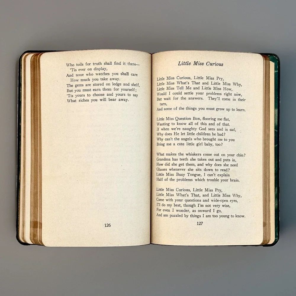 The Friendly Way Edgar A Guest 1931 Poetry Book Hardcover Reilly Lee Antique